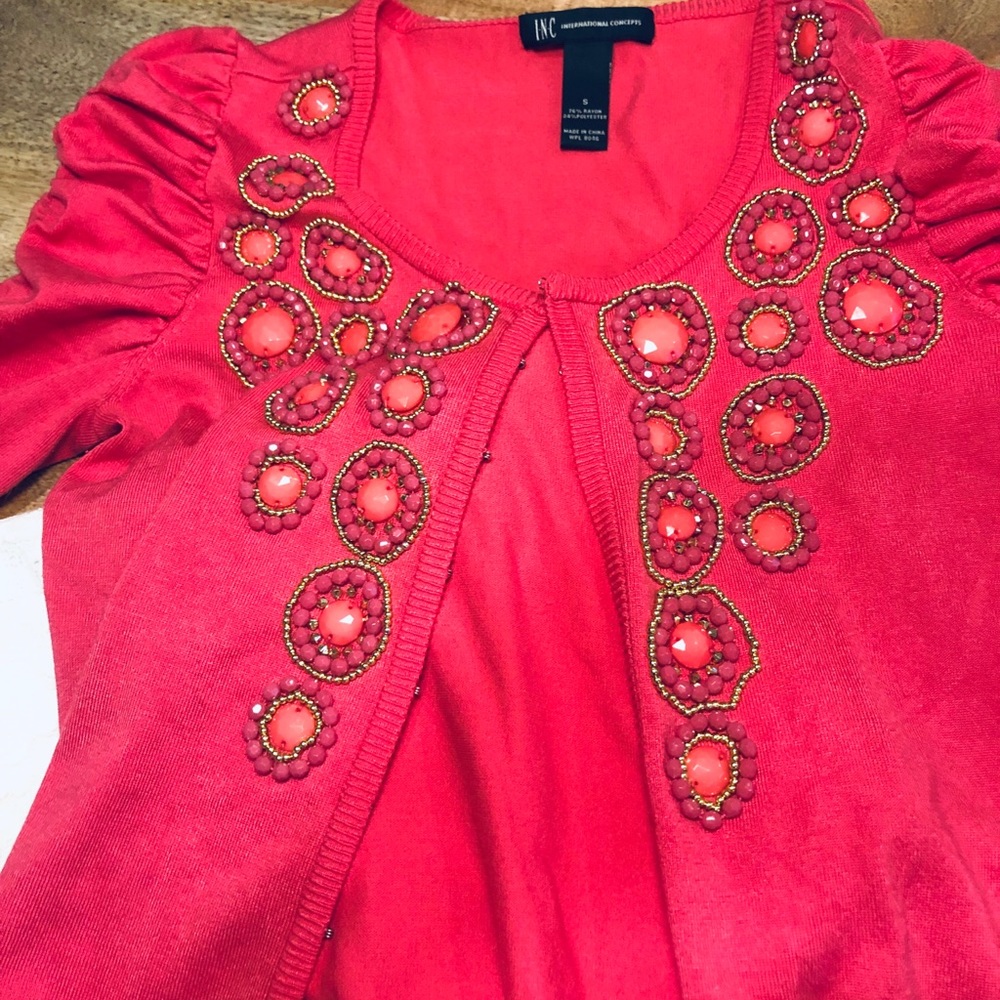 INC embellished Cardigan